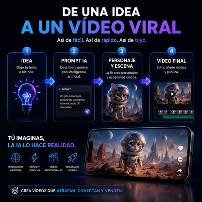 Sistema para crear vídeos virales con IA